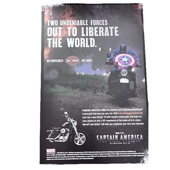 Captain America #1 Neal Adams Diamond Select Sketch Variant Marvel Comics 2007 - Picture 4 of 7